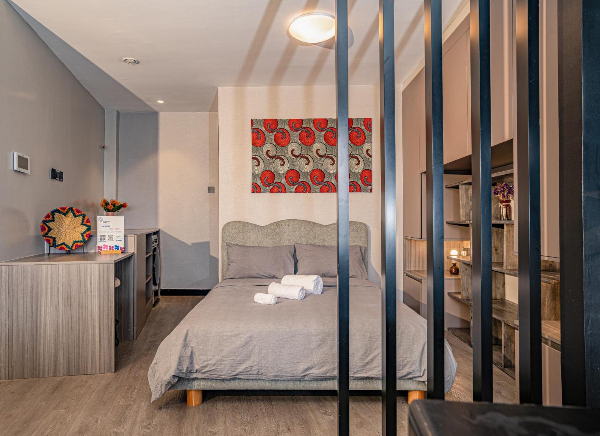 Escada Studio & 2-Bedroom, Rooftop Swimming Pool, Gym, Workspace, Wonderiss Homes Westland Living Nairobi Esterno foto