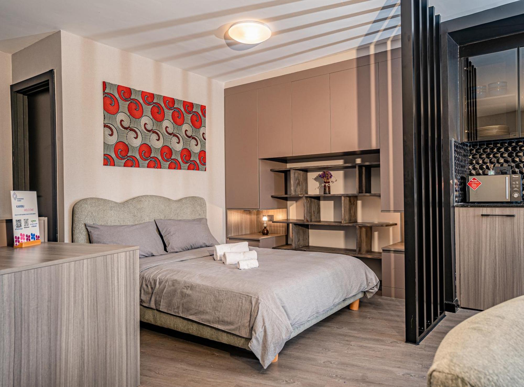 Escada Studio & 2-Bedroom, Rooftop Swimming Pool, Gym, Workspace, Wonderiss Homes Westland Living Nairobi Esterno foto