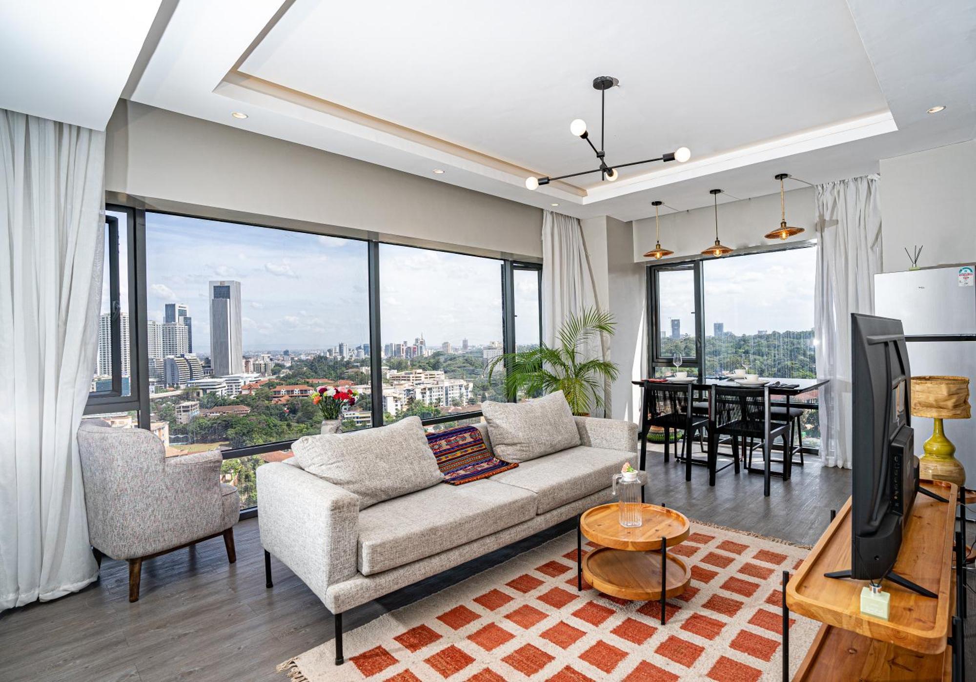 Escada Studio & 2-Bedroom, Rooftop Swimming Pool, Gym, Workspace, Wonderiss Homes Westland Living Nairobi Esterno foto
