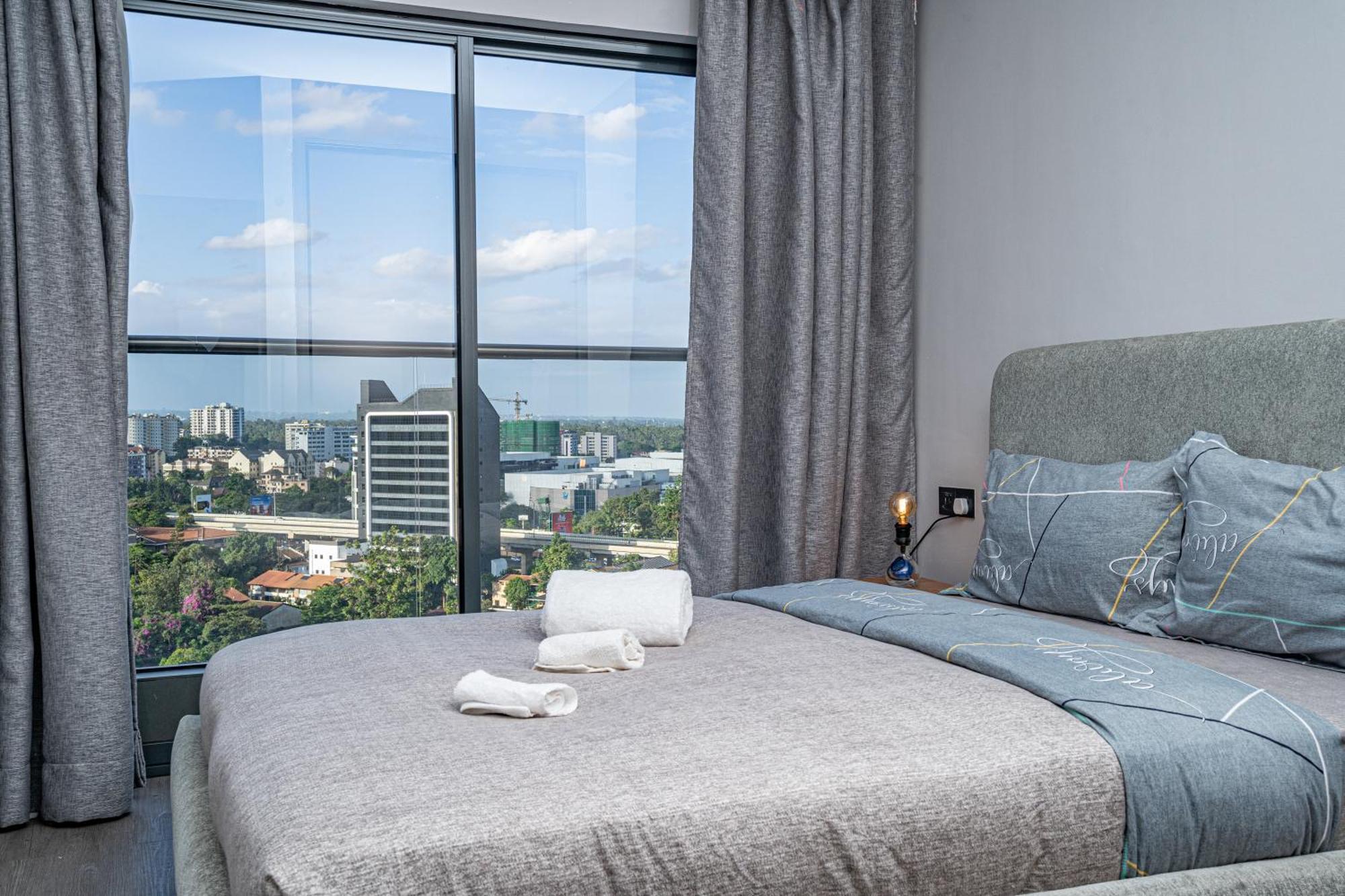Escada Studio & 2-Bedroom, Rooftop Swimming Pool, Gym, Workspace, Wonderiss Homes Westland Living Nairobi Esterno foto