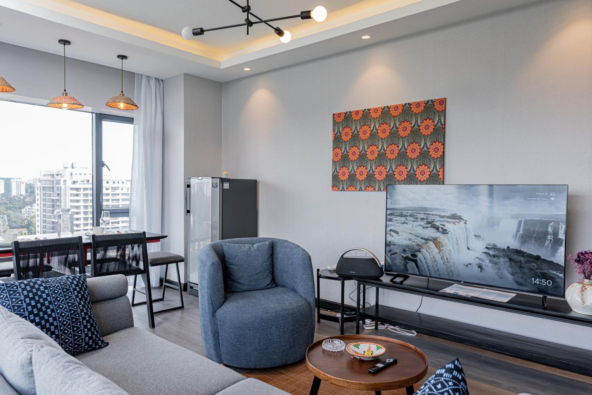 Escada Studio & 2-Bedroom, Rooftop Swimming Pool, Gym, Workspace, Wonderiss Homes Westland Living Nairobi Esterno foto
